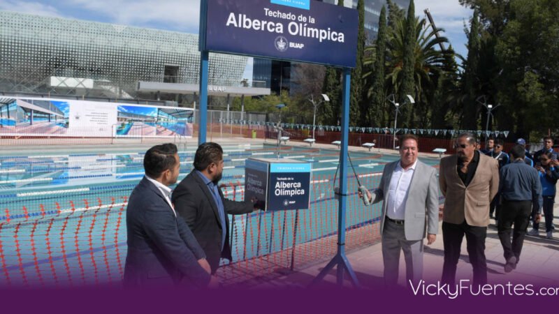 La BUAP moderniza su alberca olímpica con un techado sustentable y energía solar