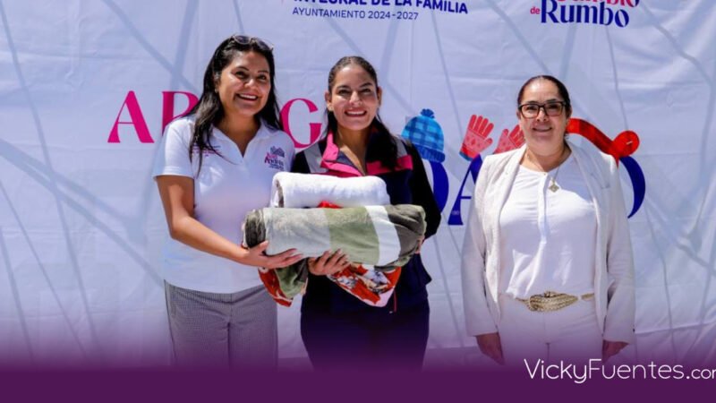 Inicia la campaña Abrigo Solidario 2026 en San Andrés Cholula para donar más de 500 cobijas