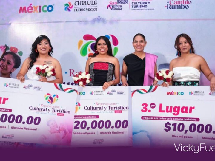Nombran a Cristian Lizzet Cuautle Aco representante cultural y turística de San Andrés Cholula