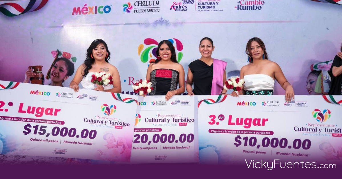 Nombran a Cristian Lizzet Cuautle Aco representante cultural y turística de San Andrés Cholula