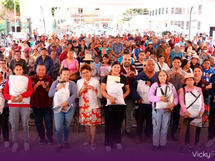 Cuautlancingo recibe más de 4 mil despensas del SEDIF