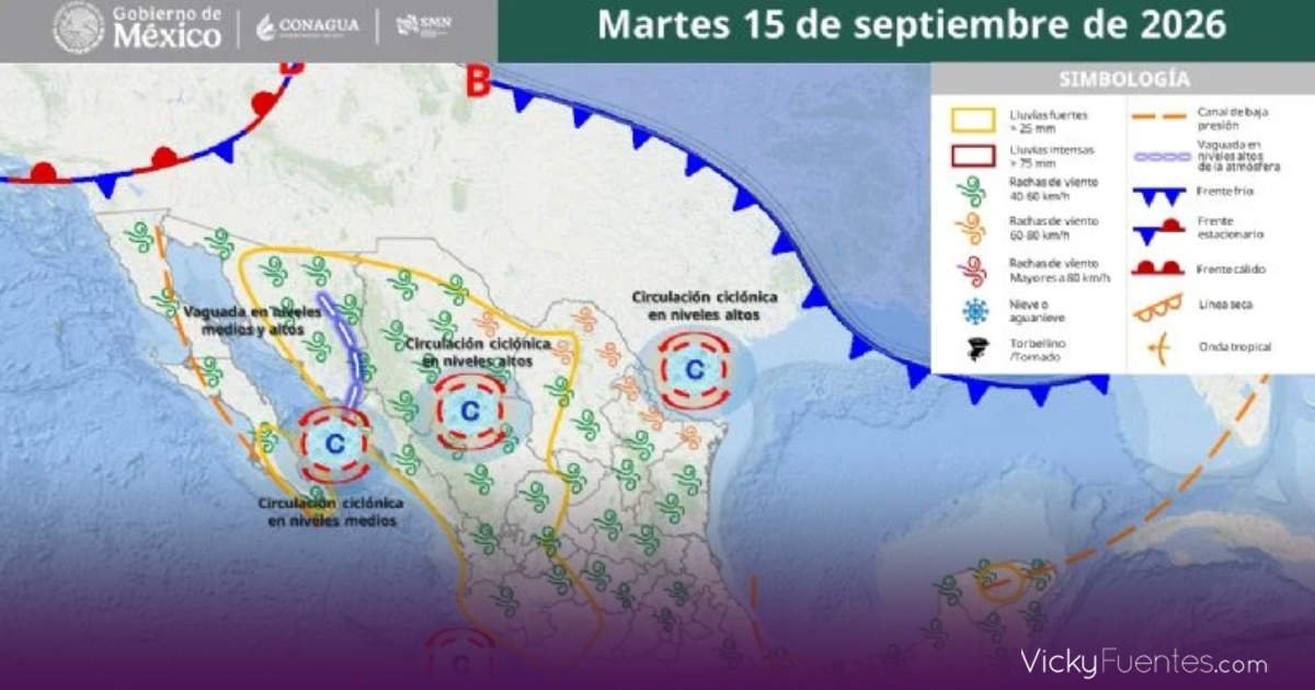Lluvia en Puebla el 15 de septiembre: este es el pronóstico