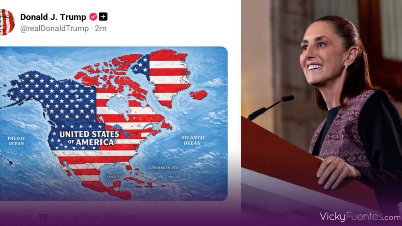 “México no será colonia”: Sheinbaum responde a publicación de Trump
