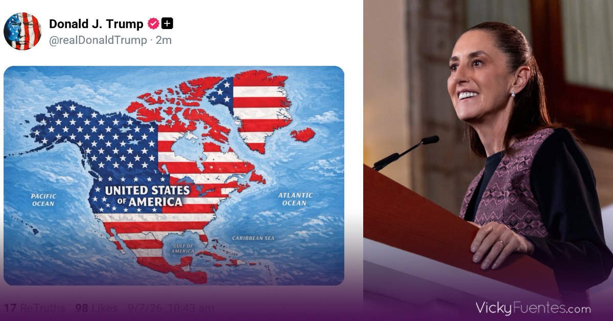 “México no será colonia”: Sheinbaum responde a publicación de Trump