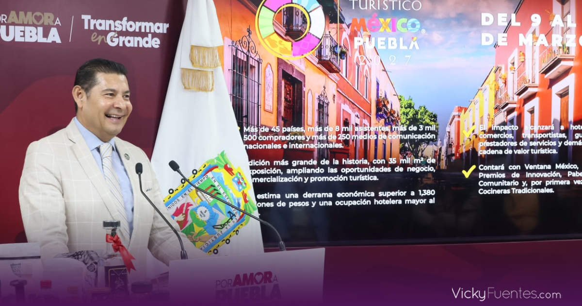 Tianguis Turístico 2027 llevará visitantes a distintos puntos de Puebla
