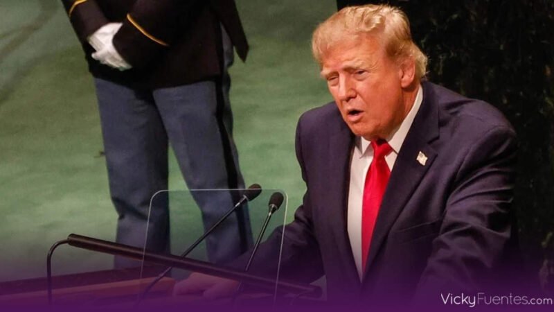 Trump señala a México por violencia de los cárteles ante la ONU