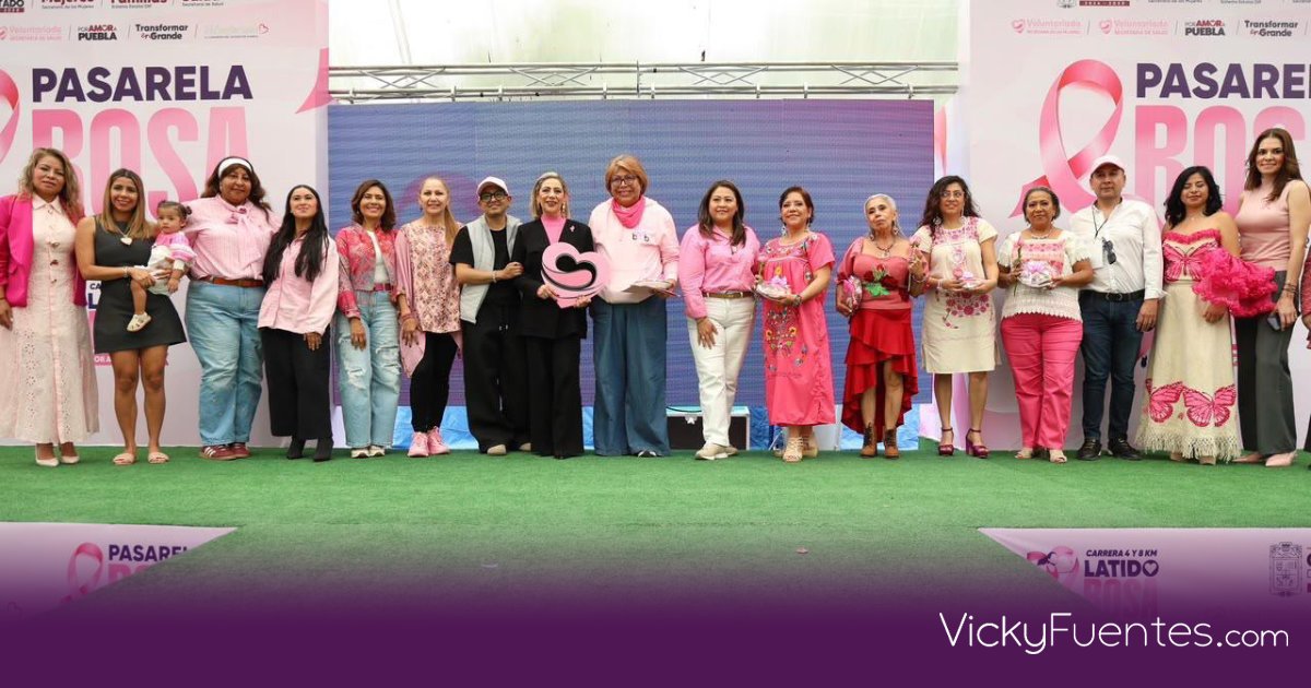 SEDIF y dependencias de Puebla realizan Jornada Rosa para prevención del cáncer de mama