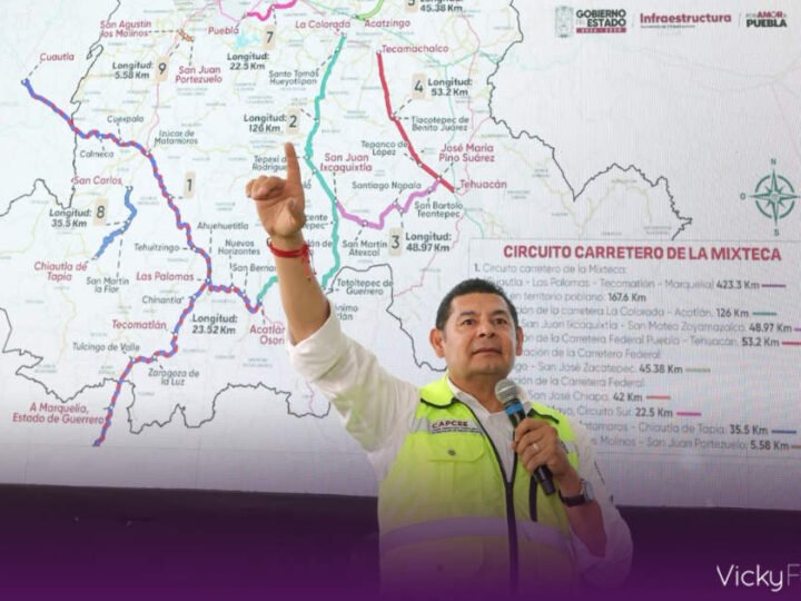 Armenta ampliará la maquinaria para modernizar carreteras en Puebla