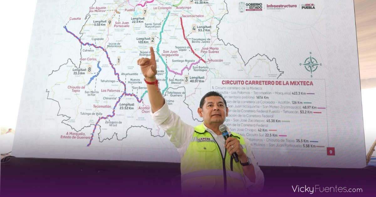 Armenta ampliará la maquinaria para modernizar carreteras en Puebla