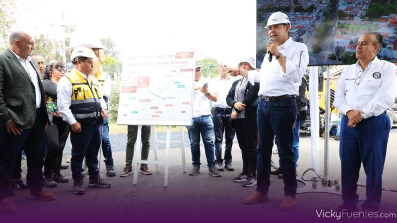 Armenta impulsa la rehabilitación vial en Puebla con apoyo de PEMEX