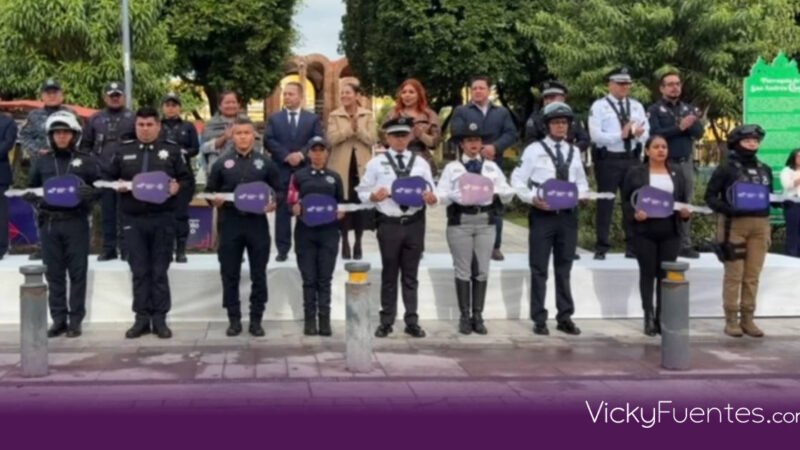 Entregan 24 nuevas patrullas en San Andrés Cholula para reforzar la seguridad pública