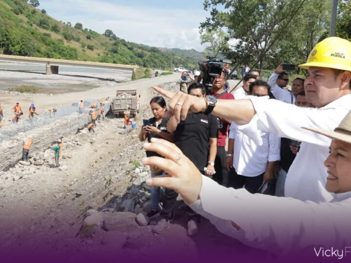 Gobierno federal, Puebla y municipio coordinan obras en el río Pantepec