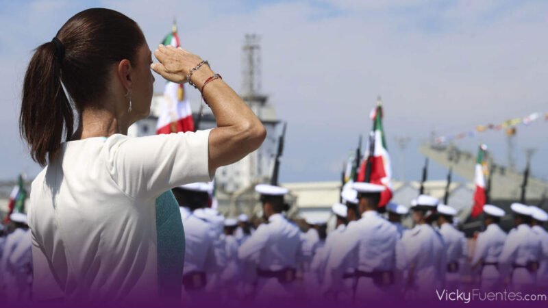 “Gracias por defender nuestra soberanía”, dice Sheinbaum a militares