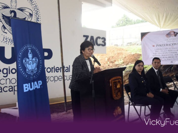 Inaugura Lilia Cedillo nuevo edificio del Bachillerato Tecnológico Agropecuario de la BUAP en Zacapoaxtla