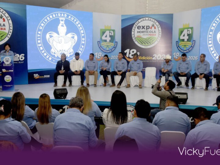 Lilia Cedillo inaugura la edición 18 de la Expo Hortícola Puebla BUAP 2026 en Los Reyes de Juárez
