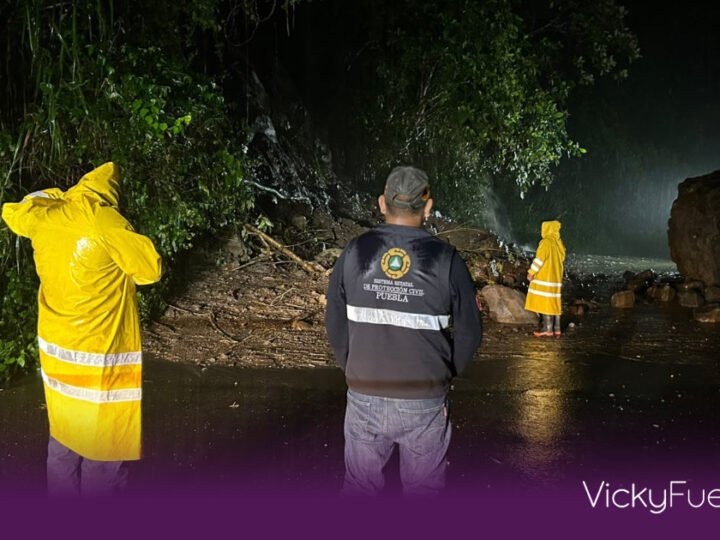 Lluvias en Puebla: Protección civil atiende afectaciones viales sin registro de personas evacuadas