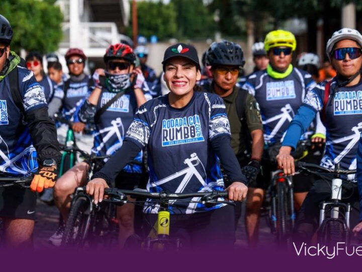 Lupita Cuautle encabeza la quinta edición de la Rodada con Rumbo 2026 en San Andrés Cholula