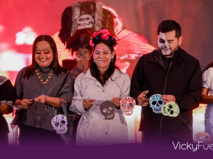 Lupita Cuautle inaugura el Festival Sendero al Mictlán en San Andrés Cholula