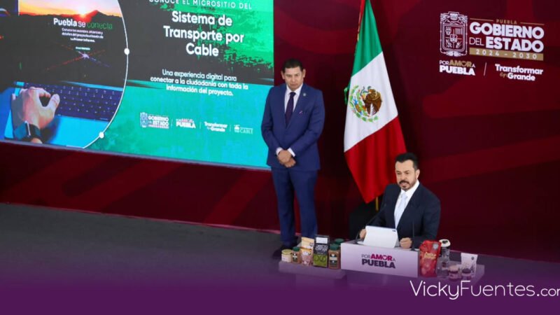 Gobierno de Puebla lanza portal de transparencia para el Sistema de Transporte por Cable