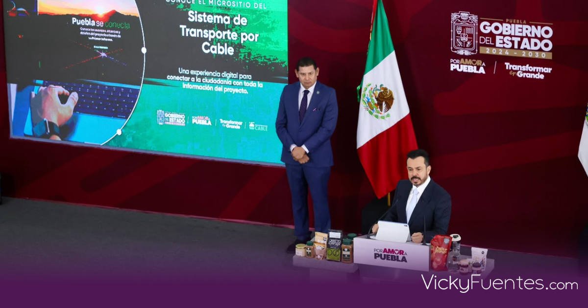 Gobierno de Puebla lanza portal de transparencia para el Sistema de Transporte por Cable