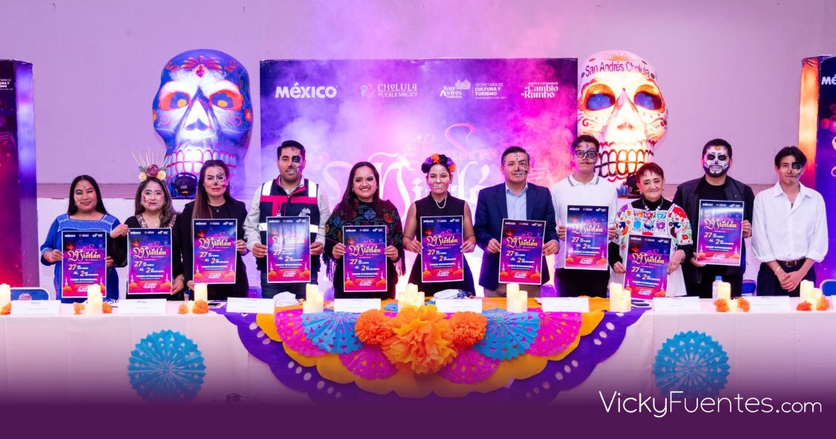 San Andrés Cholula anuncia el festival Sendero al Mictlán 2026