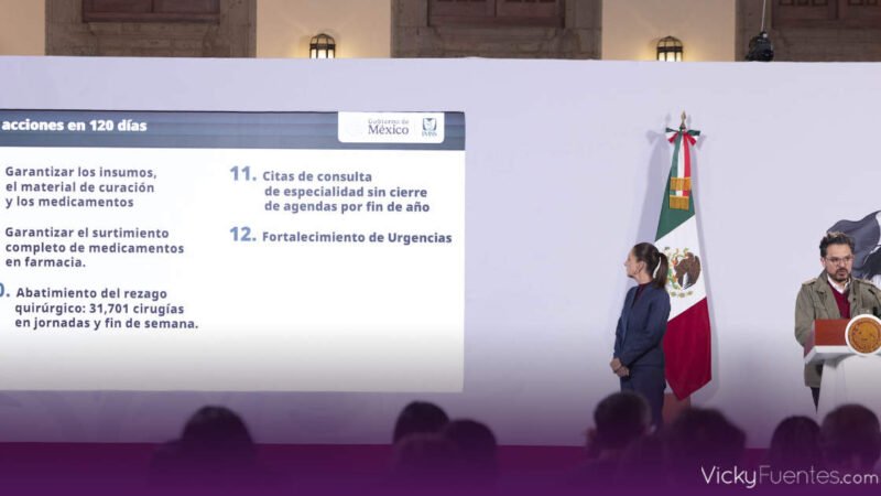 Sheinbaum y Zoé Robledo impulsan cambios laborales y médicos en el IMSS