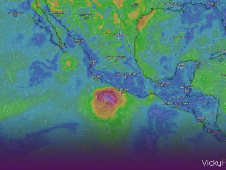 Vientos de 270 km/h: Trudy podría intensificarse a categoría 4
