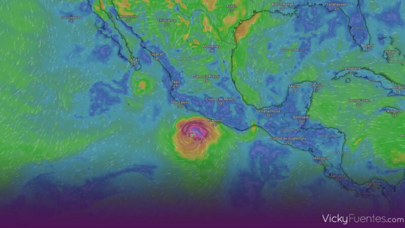Vientos de 270 km/h: Trudy podría intensificarse a categoría 4