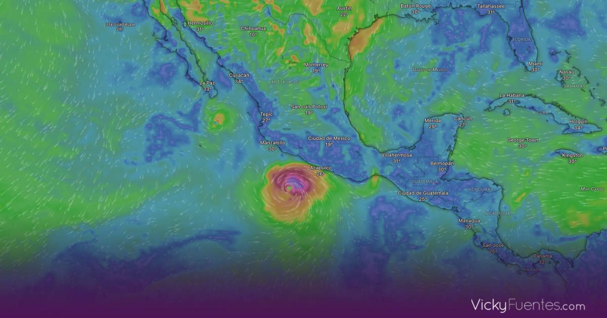 Vientos de 270 km/h: Trudy podría intensificarse a categoría 4